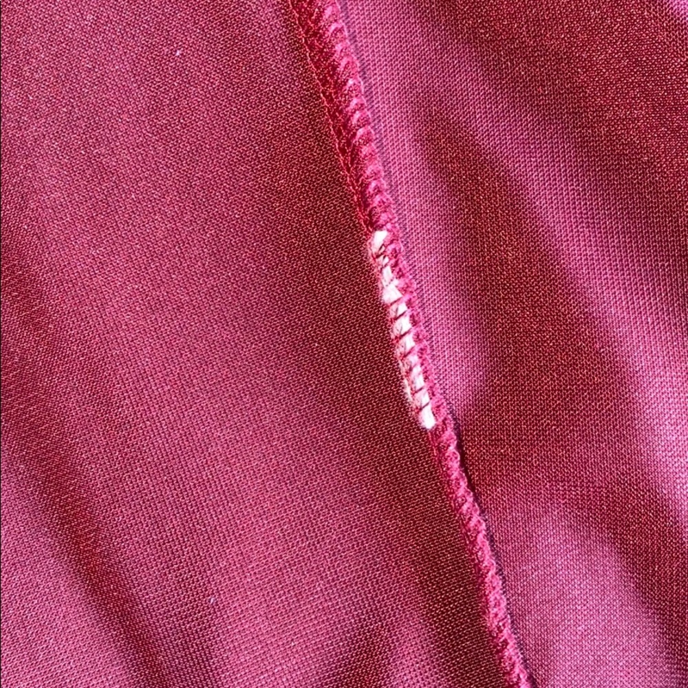 Fashion Nova Love Sex Magic Burgundy/Maroon Velvet Long Sleeve Dress - Wine - Picture 6 of 7